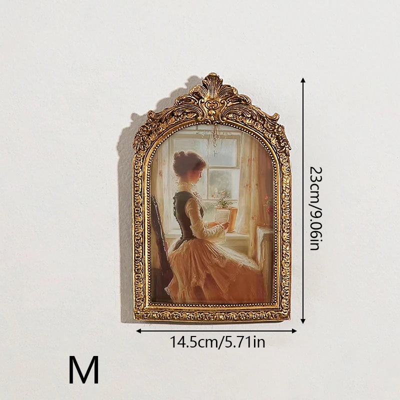 European Vintage Photo Frame Relief Picture Arch Wedding Photo Frame