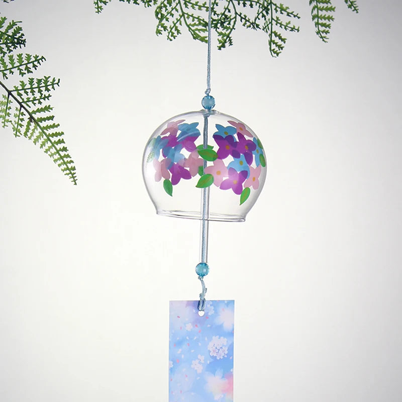 Japanese Style Glass Wind Chime Decorations