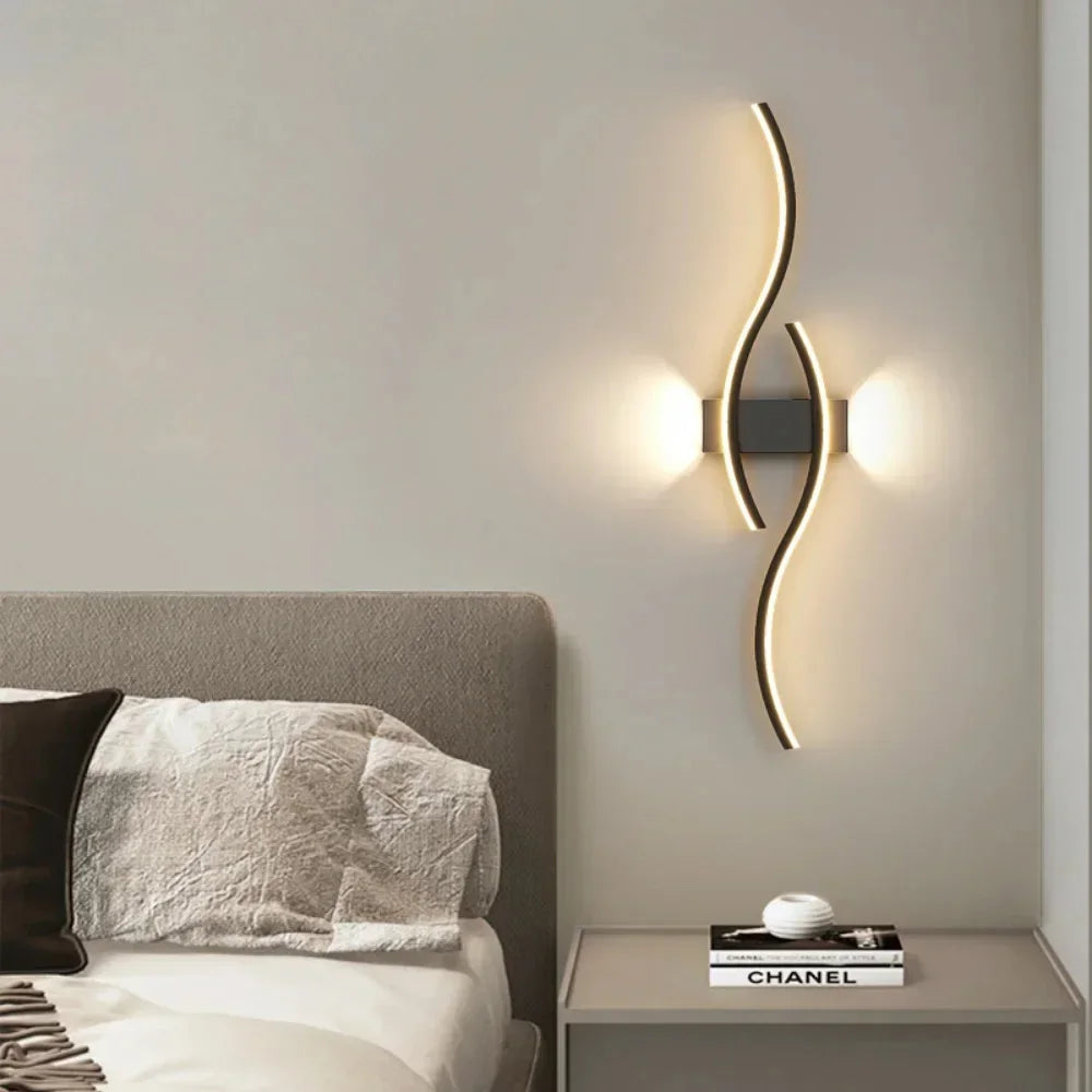 Wall Lamp LED Long Strip 60/80 Wall Sconce Home Decora Living Room Background