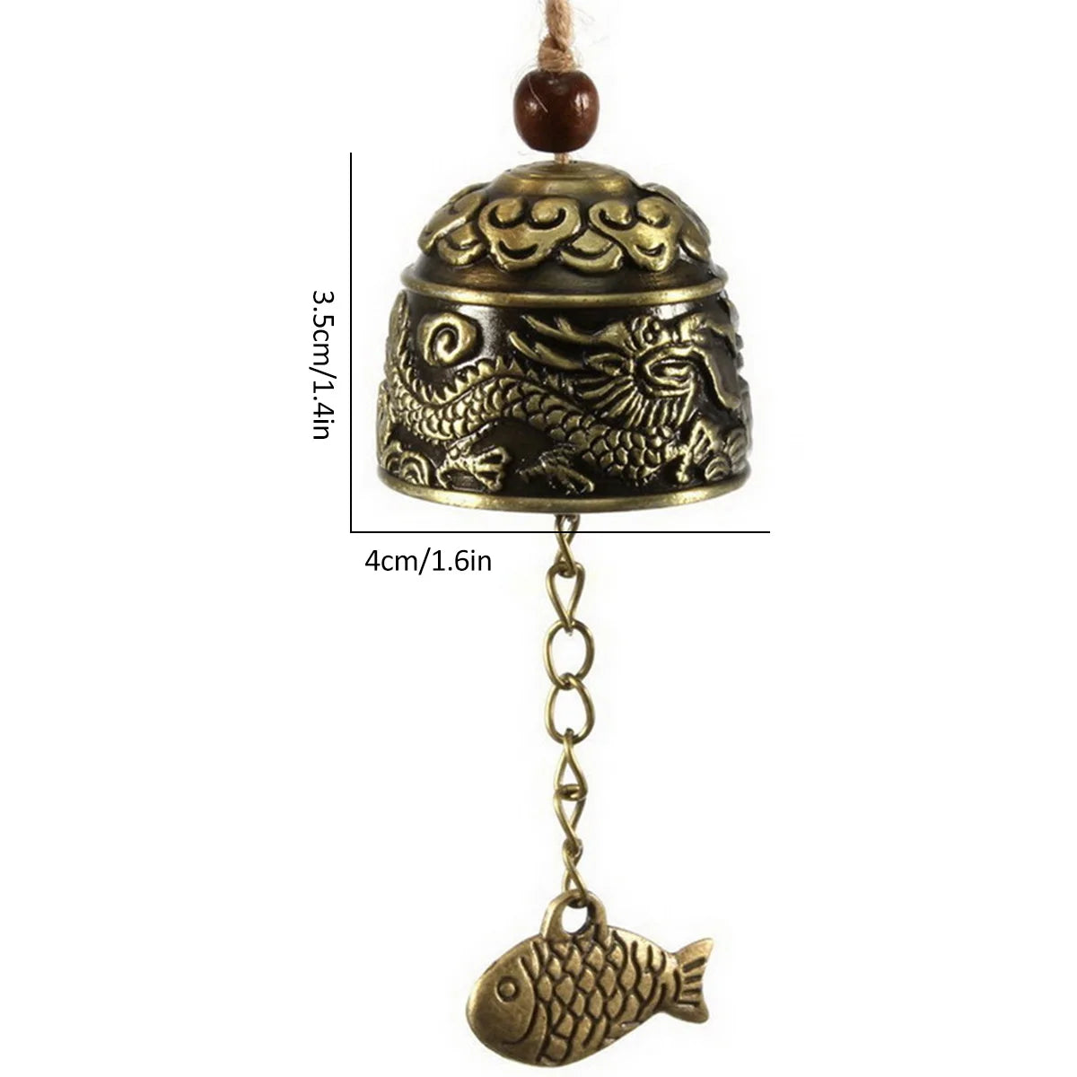 Feng Shui Wind Bell Retro Buddha Dragon Elephant Wind Chime
