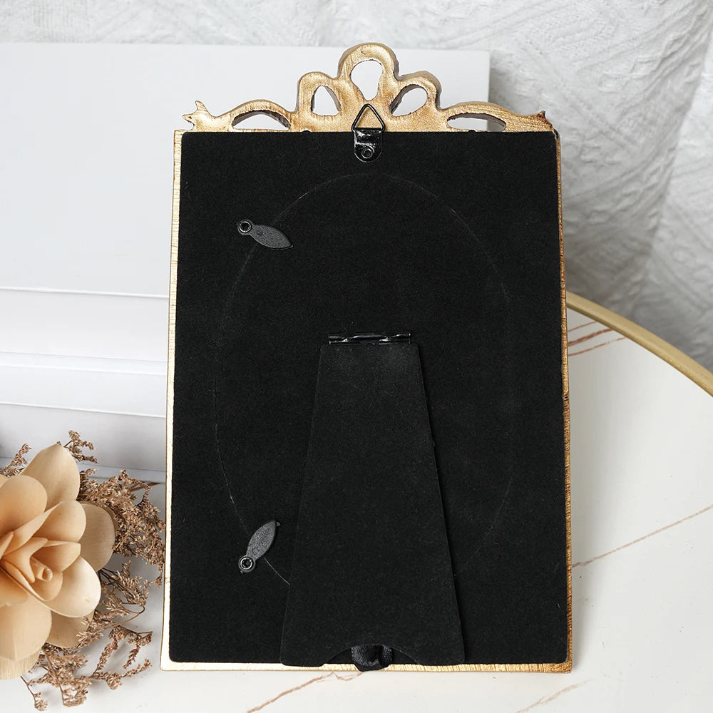 France light luxury products elegant princess style retro gold carving European photo frame