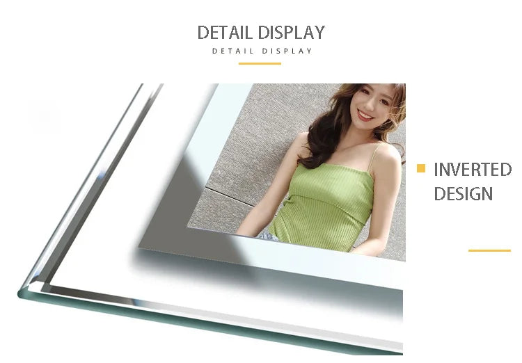 Set of 2 crystal photo frame 5 7 6 8 10 inch 7 inch creative glass custom photo free photo