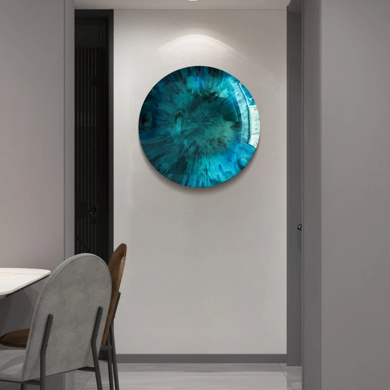 Modern light luxury wall decoration corridor aisle wall metal